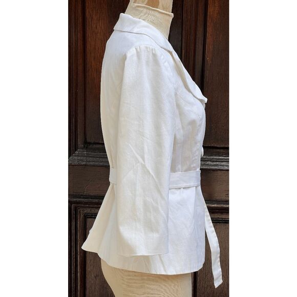 Sandro Sportswear Cotton Peplum Blazer Jacket - M - Picture 6 of 7